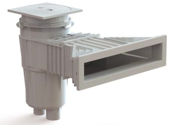 Skimer uski SLIM line MIDAS 17,5 L 495x80